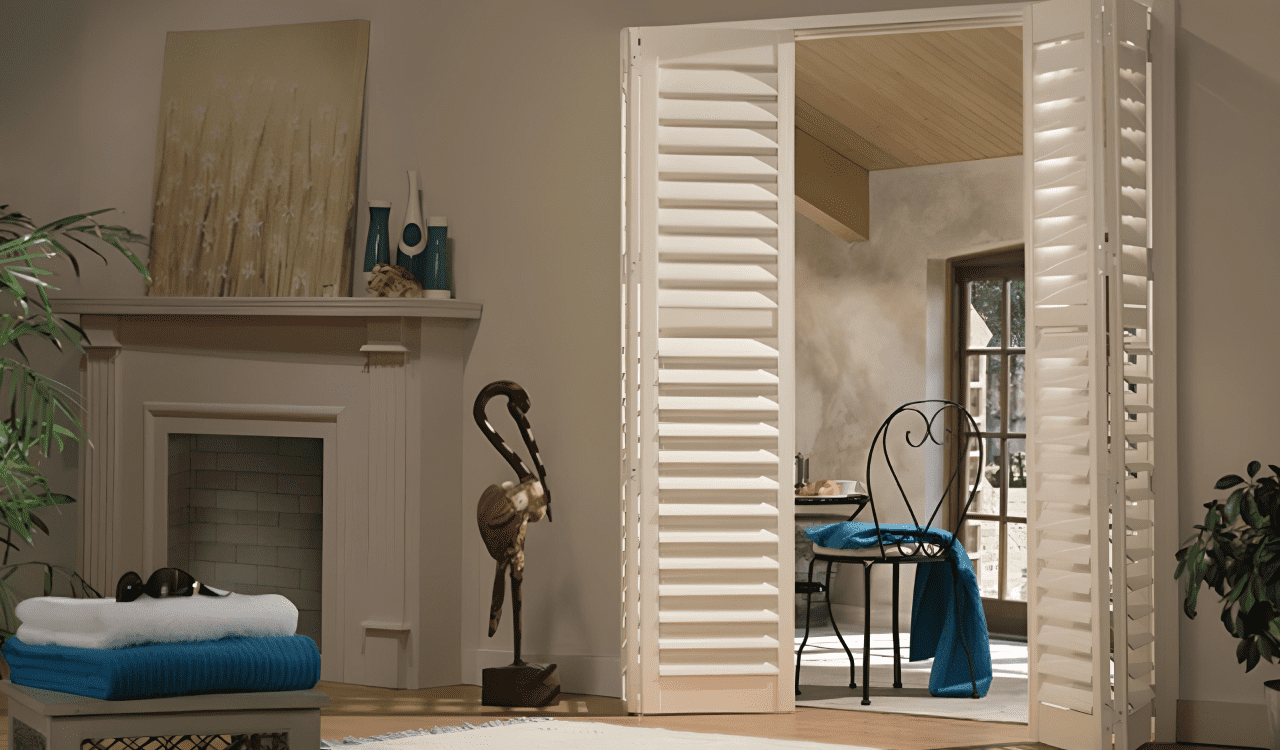 Maxxmar Vinyl Shutters for Living Room